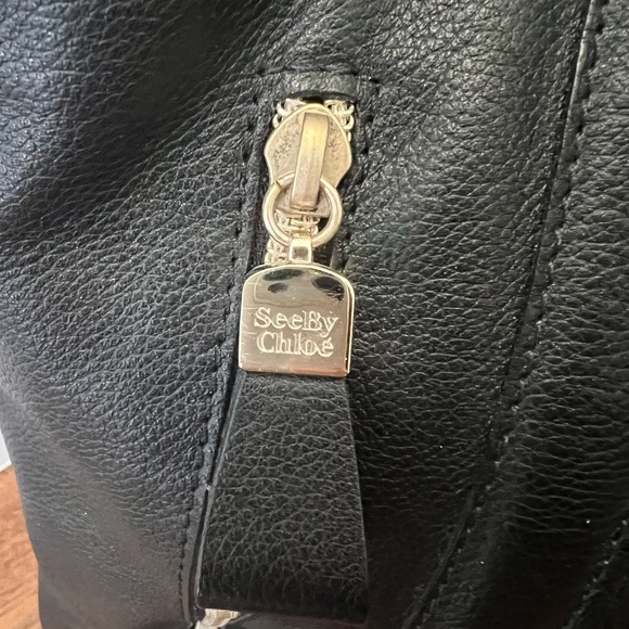See by Chloe black leather shoulder bag - Picture 3 of 16